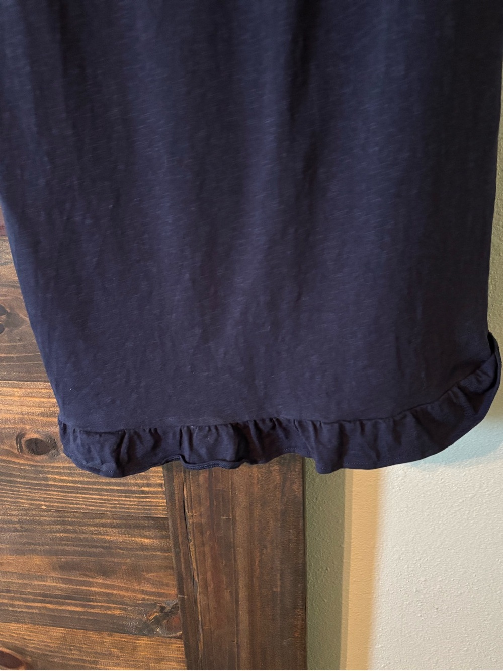Boden Emily Jersey Dress in Navy Blue 100% Cotton size 6 Long - Picture 7 of 7
